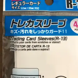 【×3】Daiso Trading Card Sleeve Hard Type R-13 Regular Size 40P Clear & White New - Image 4