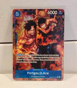 One Piece Card Game CCG TCG Portgas.D.Ace OP08-052 TR Treasure Rare Alt Art - Image 1