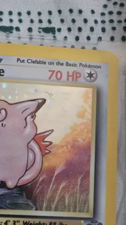 Pokemon TCG Clefable Jungle Card 1/64 Holo First Edition Rare - Image 3