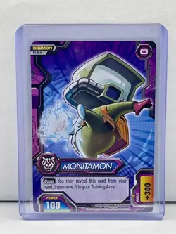 Digimon Fusion Game Card Trading Card Monitamon #S1-014 - Image 3