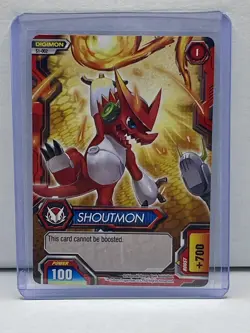 Digimon Fusion Game Card Shoutmon #S1-002 - Image 1