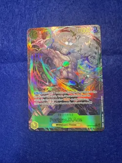 One Piece Card Game Portgas.D.Ace OP07-119 SEC Alternate Art Parallel Card NM - Image 1