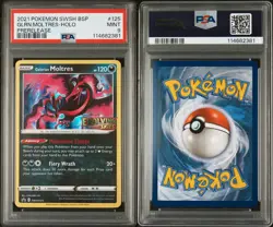 Pokemon Card - Galarian Moltres - SWSH125 - Prerelease Promo - PSA 9 - Image 3