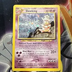Slowking 14/111 Neo Genesis Holo Wotc Pokemon Card Played - Image 1