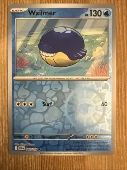 Wailmer - 040/159 - 2025 Reverse Holo Journey Together Pokemon Card NM - Image 1