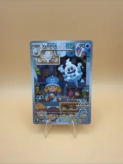 Pokemon TCG Vanillish Paradox Rift 190/182 Holo Illustration Rare Card - Image 1