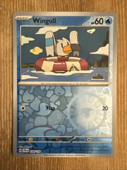 Wingull - 038/159 - 2025 Reverse Holo Journey Together Pokemon Card NM - Image 1