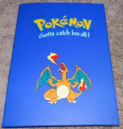 VINTAGE ULTRA-PRO POKEMON CHARIZARD CARD BINDER - Image 1