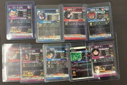 Lot of (9) Assorted Dragon Ball Super Heroes Trading Card Game w/ Son Goku - Image 2