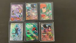 Lot of (6) Assorted Dragon Ball Super Heros Cards Japanese Son Goku Sample - Image 1