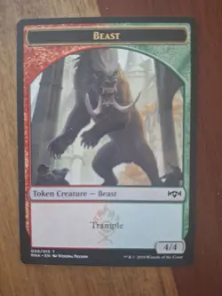 Multi-Colored Tokens Token - MTG Magic the Gathering - Near Mint or Light Play - Image 2