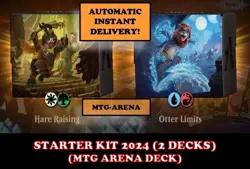MAGIC MTG MTGA ARENA CODE CARD STARTER KIT 2024 BLOOMBURROW ARENA DECK - 2 DECKS - Image 1