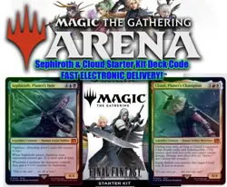 MAGIC MTGA MTG ARENA CODE CARD STARTER KIT 2025 FINAL FANTASY VILLAINS WARRIORS - Image 1