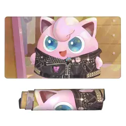 Jigglypuff - Board Card Game Pokemon Playmat Game Mousepad Play Mat of TCG 3863 - Image 1