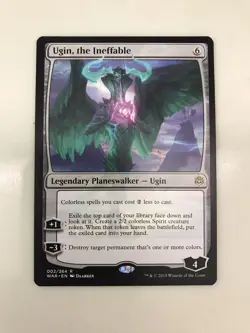 Ugin the Ineffable MTG Magic the Gathering Card NM Near Mint War of the Spark - Image 1