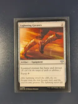 Lightning Greaves - CMM - Magic the Gathering - NM - MTG - Image 1