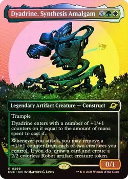 MTG - Dyadrine, Synthesis Amalgam - Borderless - Foil - Edge of Eternities Magic - Image 1