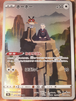 Hoothoot 073/067 Full Art Rare Battle Region Holo Japanese Pokemon TCG NM - Image 1