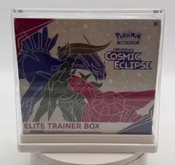Pokemon TCG Sun & Moon Cosmic Eclipse ETB Box SEALED w/ Plastic Case - Image 1