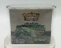 Pokemon TCG Sun & Moon Celestial Storm Booster Box SEALED With Acrylic Case - Image 1
