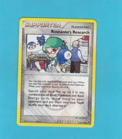 Pokemon Secret Wonders-Roseanne's Research Crosshatch Holo League Promo #125/132 - Image 1