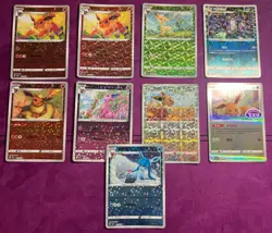 2025 Simplified Chinese Pokemon Gem Pack Vol 2 Foil Lot of 9 - Image 1
