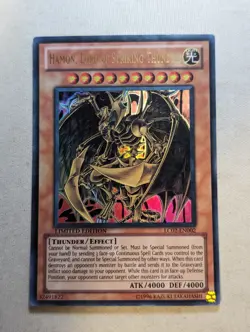 Yugioh Hamon, Lord of Striking Thunder LC02-EN002 Limited - Ultra Rare - LP - Image 1