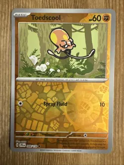 Toedscool - 088/159 - 2025 Reverse Holo Common Journey Together Pokemon Card NM - Image 1