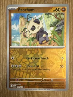Pancham - 083/159 - 2025 Reverse Holo Journey Together Pokemon Card NM - Image 1