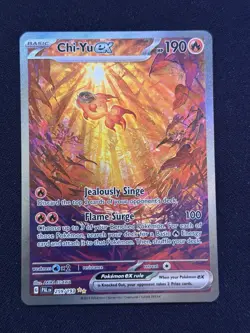 OBO / Pokemon TCG Chi-Yu EX 259/193 Sv02: Paldea Evolved Holo Card NM Condition - Image 1