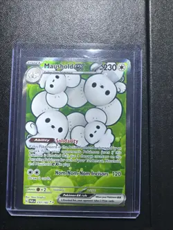 Pokemon TCG Maushold EX Paradox Rift Holo Ultra Rare Card 233/182 NM Condition - Image 1