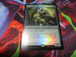 Avatar the Last Airbender MTG The Earth King Foil Card #0172 - Image 1