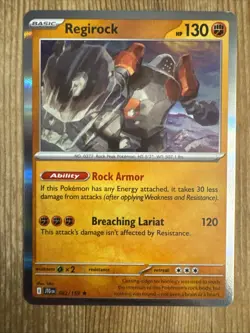 Regirock - 082/159 - 2025 Holo Rare Journey Together Pokemon Card NM - Image 1
