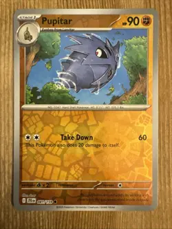 Pupitar - 081/159 - 2025 Reverse Holo Journey Together Pokemon Card NM - Image 1