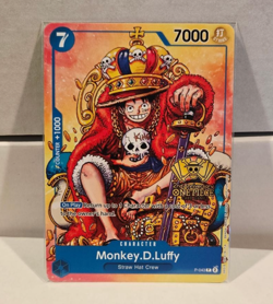 Monkey D. Luffy Alt Art P-043 2nd Anniversary Promo One Piece TCG Card - Image 1