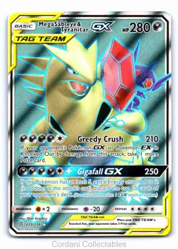 Mega Sableye & Tyranitar GX 225/236 - Unified Minds - Pokemon Card - Near Mint - Image 1