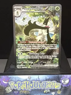 Pokemon Card Meowscarada ex 256/193 Paldea Evolved Special Illustration Rare LP - Image 1