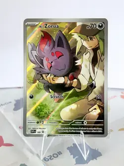 N's Zorua 189 Sv: Scarlet & Violet Promo Cards Holo - Image 1