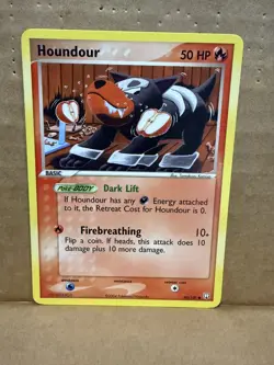 Pokemon TCG Card 2004 Team Rocket Returns - Houndour 60/109 - Image 1