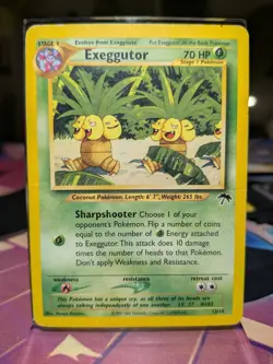 Exeggutor 13/18 Southern Islands Regular Pokemon TCG Card Non-Holo - Image 1
