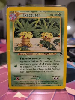 Exeggutor 13/18 Southern Islands Regular Pokemon TCG Card Non-Holo - Image 2