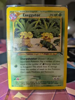 Exeggutor 13/18 Southern Islands Regular Pokemon TCG Card Non-Holo - Image 3