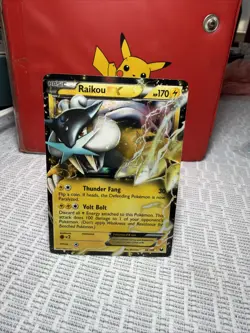 Raikou EX 38/108 Dark Explorers Holo LP Ultra Rare Pokemon TCG - Image 1