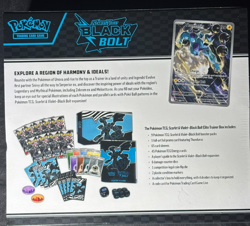 Pokemon TCG Scarlet & Violet: Black Bolt Elite Trainer Box ETB - Factory Sealed - Image 2
