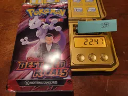 22.47g (Heaviest in Lot) Destined Rivals Pokemon Booster Pack - Sealed #359 - Image 1