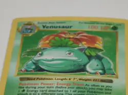 Pokemon TCG Venusaur Base Set 15/102 Holo Shadowless Holo Rare - Image 2