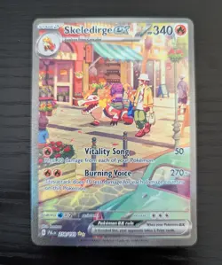 Pokemon TCG Paldea Evolved 258/193 Skeledirge ex Special Illustration Alt Art - Image 3