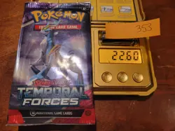 22.60g (Heavy HEAVIEST!) Temporal Forces Pokemon Booster Pack - Sealed #353 - Image 1