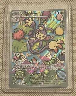 Pokemon TCG Mega Evolutions Phantasmal Flames Ambipom 107/094 Illustration Rare - Image 1