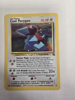 Pokemon TCG Cool Porygon Wizards Black Star Promos - Image 3